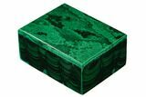 Polished Malachite Jewelry Box - Congo #169852-1